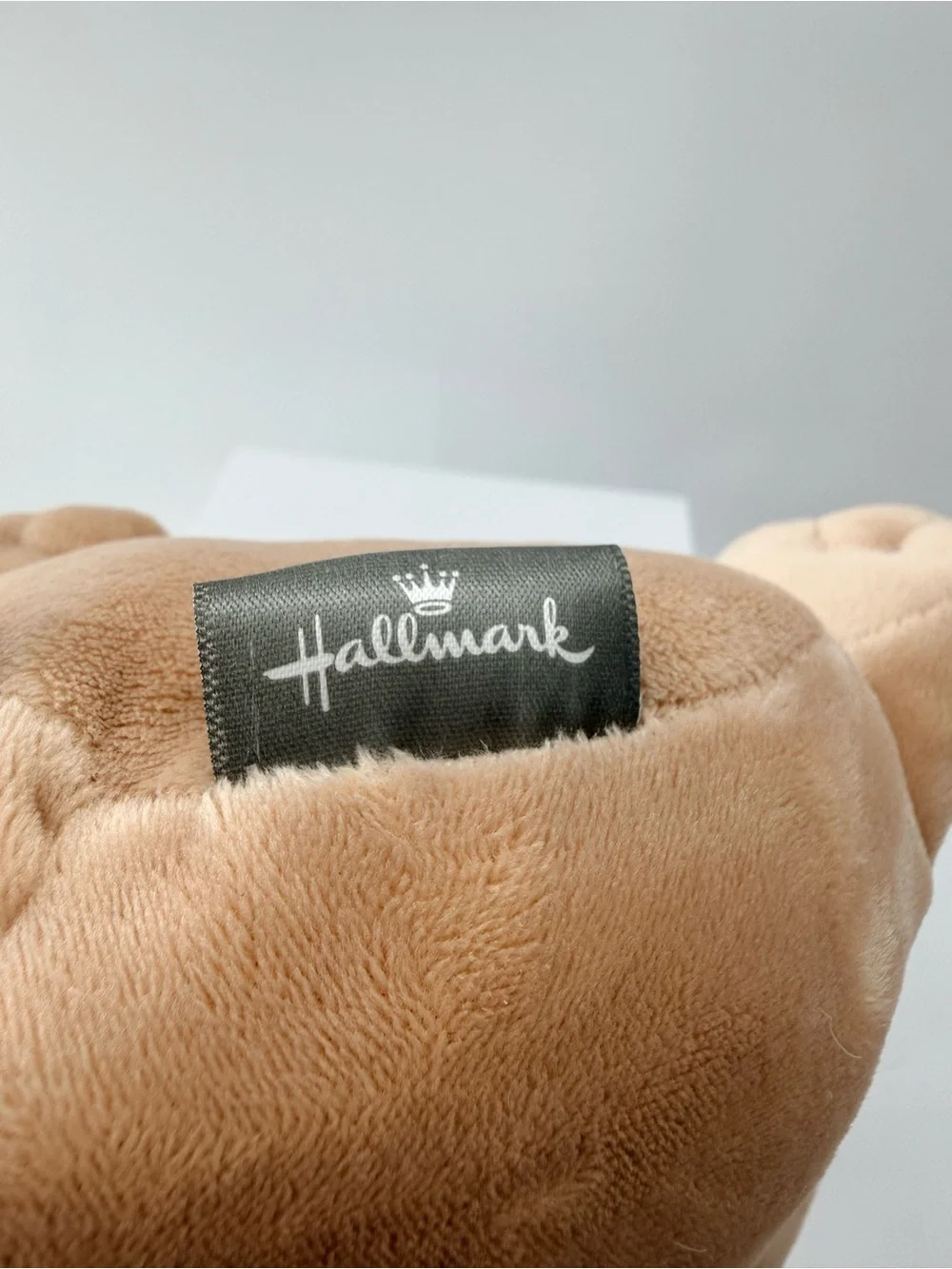 Hallmark Brown and Red Plush Pug with Heart Antennae